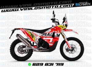 175€ - Kove 450 Rally | Diseño Rt001 1 ADHESIVOS Y PEGATINAS DE VINILO KOVE 450 RALLY Rt001-01