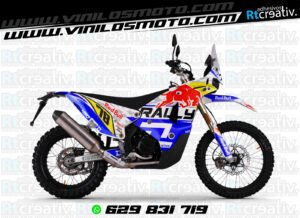 175€ - Kove 450 Rally | Diseño Rt001 3 ADHESIVOS Y PEGATINAS DE VINILO KOVE 450 RALLY Rt001-02