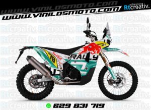 175€ - Kove 450 Rally | Diseño Rt001 5 ADHESIVOS Y PEGATINAS DE VINILO KOVE 450 RALLY Rt001-03
