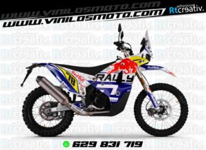 175€ - Kove 450 Rally | Diseño Rt001 7 ADHESIVOS Y PEGATINAS DE VINILO KOVE 450 RALLY Rt001-04