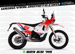 ADHESIVOS Y PEGATINAS DE VINILO KOVE 450 RALLY Rt005-06