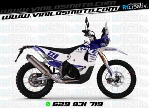 ADHESIVOS Y PEGATINAS DE VINILO KOVE 450 RALLY Rt005-07