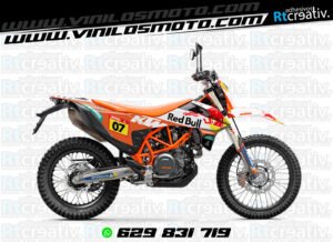 ADHESIVOS Y PEGATINAS DE VINILO KTM ENDURO Y CROSS Rt019-04