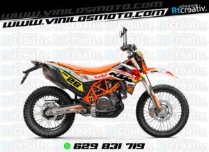 ADHESIVOS Y PEGATINAS DE VINILO KTM ENDURO Y CROSS Rt020-04