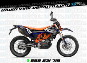 ADHESIVOS Y PEGATINAS DE VINILO KTM ENDURO Y CROSS Rt021-03