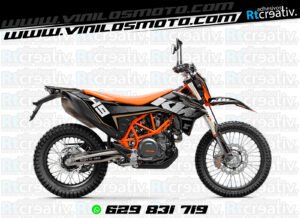 ADHESIVOS Y PEGATINAS DE VINILO KTM ENDURO Y CROSS Rt021-05