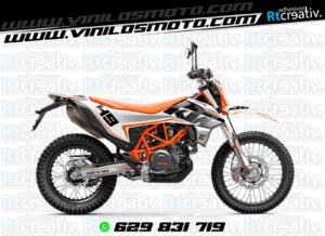 ADHESIVOS Y PEGATINAS DE VINILO KTM ENDURO Y CROSS Rt021-06