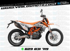 ADHESIVOS Y PEGATINAS DE VINILO KTM ENDURO Y CROSS Rt022-01