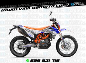 ADHESIVOS Y PEGATINAS DE VINILO KTM ENDURO Y CROSS Rt022-02
