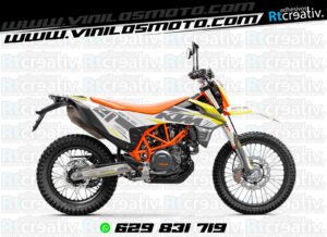 ADHESIVOS Y PEGATINAS DE VINILO KTM ENDURO Y CROSS Rt022-03