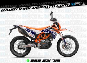 ADHESIVOS Y PEGATINAS DE VINILO KTM ENDURO Y CROSS Rt022-05