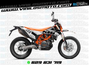 ADHESIVOS Y PEGATINAS DE VINILO KTM ENDURO Y CROSS Rt022-06
