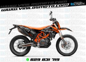 ADHESIVOS Y PEGATINAS DE VINILO KTM ENDURO Y CROSS Rt022-07