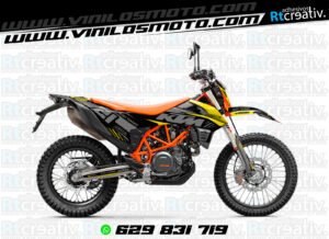 ADHESIVOS Y PEGATINAS DE VINILO KTM ENDURO Y CROSS Rt022-09