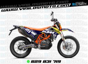ADHESIVOS Y PEGATINAS DE VINILO KTM ENDURO Y CROSS Rt022-10