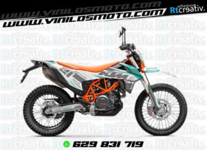ADHESIVOS Y PEGATINAS DE VINILO KTM ENDURO Y CROSS Rt022-13