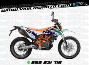 ADHESIVOS Y PEGATINAS DE VINILO KTM ENDURO Y CROSS Rt022-14
