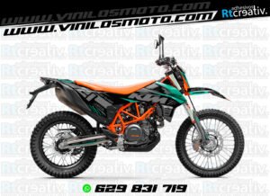 ADHESIVOS Y PEGATINAS DE VINILO KTM ENDURO Y CROSS Rt022-16
