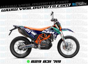 ADHESIVOS Y PEGATINAS DE VINILO KTM ENDURO Y CROSS Rt022-17