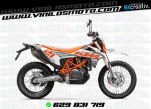 ADHESIVOS Y PEGATINAS DE VINILO KTM ENDURO Y CROSS Rt023-02