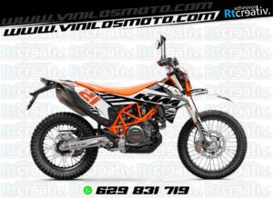 ADHESIVOS Y PEGATINAS DE VINILO KTM ENDURO Y CROSS Rt023-06