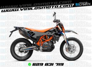 ADHESIVOS Y PEGATINAS DE VINILO KTM ENDURO Y CROSS Rt024-07