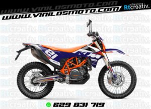 ADHESIVOS Y PEGATINAS DE VINILO KTM ENDURO Y CROSS Rt024-09