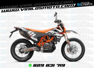 ADHESIVOS Y PEGATINAS DE VINILO KTM ENDURO Y CROSS Rt024-11