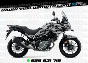 ADHESIVOS Y PEGATINAS DE VINILO SUZUKI V-STROM Rt002-04