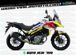 175€ - Suzuki V-Strom | Diseño Rt003 9 ADHESIVOS Y PEGATINAS DE VINILO SUZUKI V-STROM Rt003-05