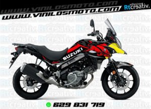 175€ - Suzuki V-Strom | Diseño Rt003 21 ADHESIVOS Y PEGATINAS DE VINILO SUZUKI V-STROM Rt003-11