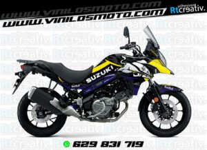 175€ - Suzuki V-Strom | Diseño Rt003 25 ADHESIVOS Y PEGATINAS DE VINILO SUZUKI V-STROM Rt003-13