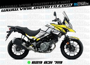 175€ - Suzuki V-Strom | Diseño Rt004 9 ADHESIVOS Y PEGATINAS DE VINILO SUZUKI V-STROM Rt004-05