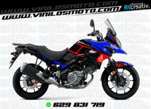 175€ - Suzuki V-Strom | Diseño Rt004 13 ADHESIVOS Y PEGATINAS DE VINILO SUZUKI V-STROM Rt004-07