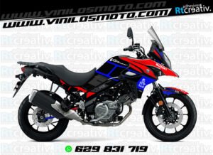 175€ - Suzuki V-Strom | Diseño Rt004 15 ADHESIVOS Y PEGATINAS DE VINILO SUZUKI V-STROM Rt004-08