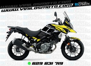 175€ - Suzuki V-Strom | Diseño Rt004 21 ADHESIVOS Y PEGATINAS DE VINILO SUZUKI V-STROM Rt004-11