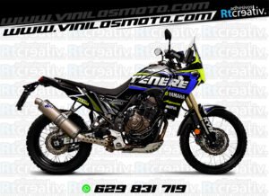 175€ - Yamaha Tenere | Diseño Rt003 9 ADHESIVOS Y PEGATINAS DE VINILO YAMAHA TENERE Rt003-05
