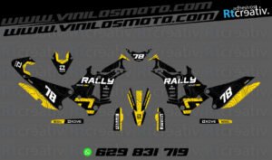 ADHESIVOS Y PEGATINAS DE VINILO KOVE 450 RALLY Rt002-12