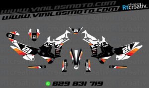 ADHESIVOS Y PEGATINAS DE VINILO KOVE 450 RALLY Rt005-10