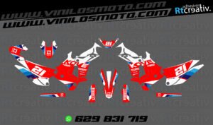 ADHESIVOS Y PEGATINAS DE VINILO KOVE 450 RALLY Rt005-14