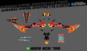 ADHESIVOS Y PEGATINAS DE VINILO KTM ENDURO Y CROSS Rt019-03