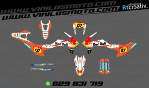 ADHESIVOS Y PEGATINAS DE VINILO KTM ENDURO Y CROSS Rt019-04