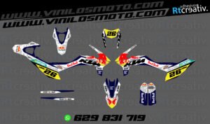 ADHESIVOS Y PEGATINAS DE VINILO KTM ENDURO Y CROSS Rt020-01