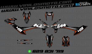 ADHESIVOS Y PEGATINAS DE VINILO KTM ENDURO Y CROSS Rt021-01