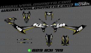 ADHESIVOS Y PEGATINAS DE VINILO KTM ENDURO Y CROSS Rt021-02