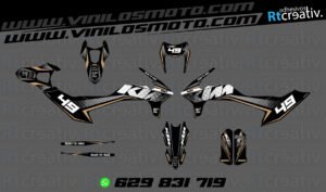 ADHESIVOS Y PEGATINAS DE VINILO KTM ENDURO Y CROSS Rt021-05