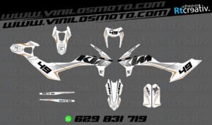 ADHESIVOS Y PEGATINAS DE VINILO KTM ENDURO Y CROSS Rt021-10