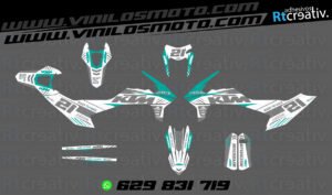 ADHESIVOS Y PEGATINAS DE VINILO KTM ENDURO Y CROSS Rt022-13