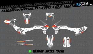 ADHESIVOS Y PEGATINAS DE VINILO KTM ENDURO Y CROSS Rt024-03