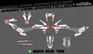ADHESIVOS Y PEGATINAS DE VINILO KTM ENDURO Y CROSS Rt024-11